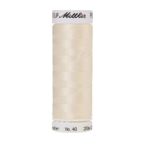 Mettler Poly Sheen #0101 EGGSHELL 200m Trilobal Polyester Thread