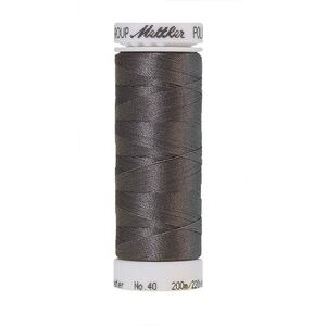 Mettler Poly Sheen #0112 LEADVILLE GREY 200m Trilobal Polyester Thread