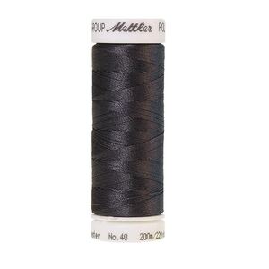 Mettler Poly Sheen #0132 DARK PEWTER GREY 200m Trilobal Polyester Thread