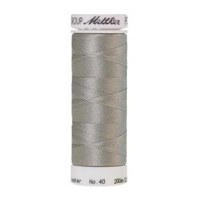 Mettler Poly Sheen #0142 STERLING SILVER GREY 200m Trilobal Polyester Thread