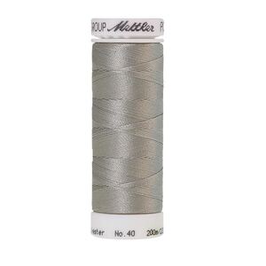 Mettler Poly Sheen #0142 STERLING SILVER GREY 200m Trilobal Polyester Thread