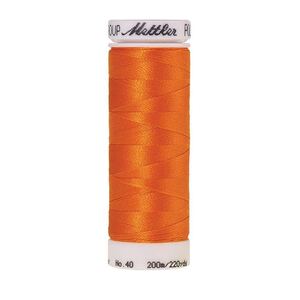 Mettler Poly Sheen #1102 PUMPKIN 200m Trilobal Polyester Thread