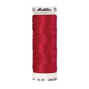 Mettler Poly Sheen #1805 STRAWBERRY RED 200m Trilobal Polyester Thread