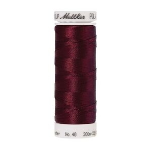 Mettler Poly Sheen #2123 BORDEAUX 200m Trilobal Polyester Thread