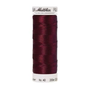 Mettler Poly Sheen #2123 BORDEAUX 200m Trilobal Polyester Thread