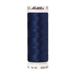 Mettler Poly Sheen #3622 IMPERIAL BLUE 200m Trilobal Polyester Thread