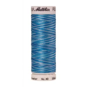 Poly Sheen Multi 40, #9930 AQUA WATERS Trilobal Polyester Thread 200m
