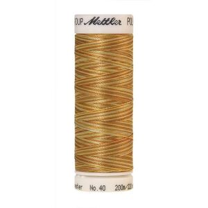 Poly Sheen Multi 40, #9933 AMBER MIX Trilobal Polyester Thread 200m
