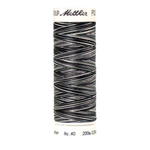 Poly Sheen Multi 40, #9979 SALT AND PEPPER Trilobal Polyester Thread 200m