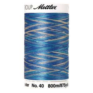 Poly Sheen Multi 40, #9605 FADED DENIM 800m Trilobal Polyester Thread by Mettler