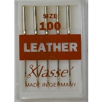 Klasse Sewing Machine Needles, LEATHER Size 100 / 16, Pack of 5 Needles