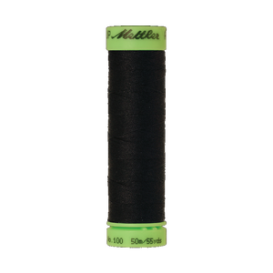 Mettler Amanda Silk #4000 BLACK Sewing Thread 50m