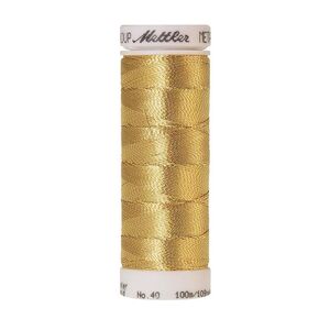 Mettler Metallic 40, #0500 BEATEN GOLD Embroidery Thread 100m