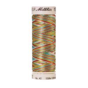 Mettler Metallic 40, #2004 JEWEL MULTI Embroidery Thread 100m