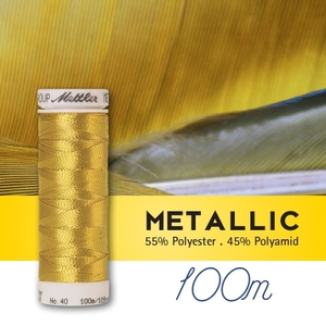 0490 Metallic Bright Gold Thread 40 100m