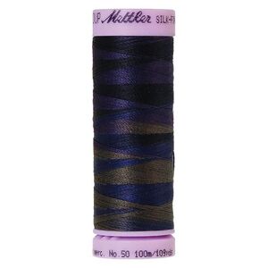 Mettler Silk-Finish Cotton Multi 50, #9813 DEEP NIGHT 100m Cotton Thread