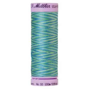 Mettler Silk-Finish Cotton Multi 50, #9814 SEASPRAY 100m Cotton Thread