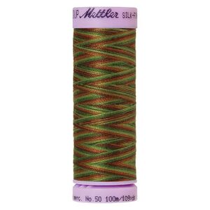 Mettler Silk-Finish Cotton Multi 50, #9822 FOREST LAND 100m Cotton Thread