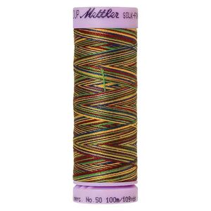 Mettler Silk-Finish Cotton Multi 50, #9840 ROYALTY 100m Cotton Thread