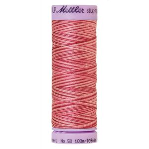 Mettler Silk-Finish Cotton Multi 50, #9846 CRANBERRY CRUSH 100m Cotton Thread