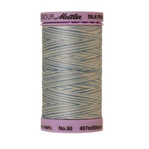 Mettler Silk-Finish Cotton Multi 50, #9810 TRANQUIL BLUE 457m Cotton Thread