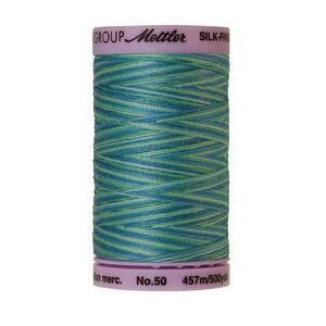 Mettler Silk-Finish Cotton Multi 50, #9814 SEASPRAY 457m Cotton Thread