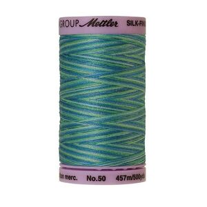 Mettler Silk-Finish Cotton Multi 50, #9814 SEASPRAY 457m Cotton Thread