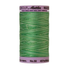 Mettler Silk-Finish Cotton Multi 50, #9821 MINTY 457m Cotton Thread