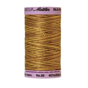 Mettler Silk-Finish Cotton Multi 50, #9828 CHOCO BANANA 457m Cotton Thread