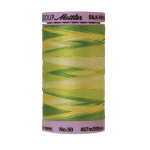 Mettler Silk-Finish Cotton Multi 50, #9830 CITRUS TWIST 457m Cotton Thread
