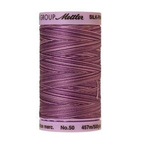 Mettler Silk-Finish Cotton Multi 50, #9838 LILAC BOUQUET 457m Cotton Thread