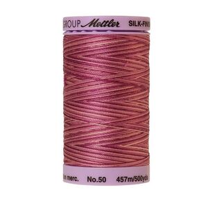 Mettler Silk-Finish Cotton Multi 50, #9839 PINK FLOX 457m Cotton Thread