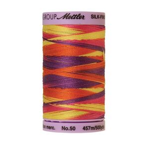 Mettler Silk-Finish Cotton Multi 50, #9841 SMILEY MIX 457m Cotton Thread