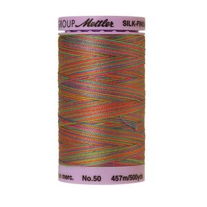 Mettler Silk-Finish Cotton Multi 50, #9842 PREPPY BRIGHTS 457m Cotton Thread
