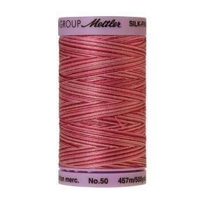 Mettler Silk-Finish Cotton Multi 50, #9846 CRANBERRY CRUSH 457m Cotton Thread