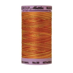 Mettler Silk-Finish Cotton Multi 50, #9858 FALLING LEAVES 457m Cotton Thread