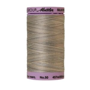 Mettler Silk-Finish Cotton Multi 50, #9860 DOVE GREY 457m Cotton Thread