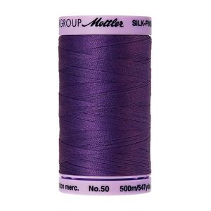 Mettler Silk-finish Cotton 50, #0030 IRIS BLUE 500m Thread (Old #0673)