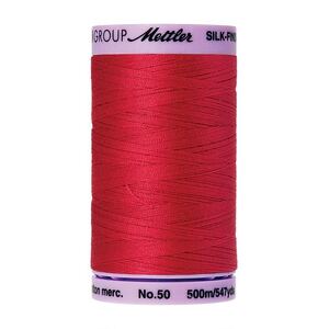 Mettler Silk-finish Cotton 50, #0102 POINSETTIA 500m Thread (Old #0837)