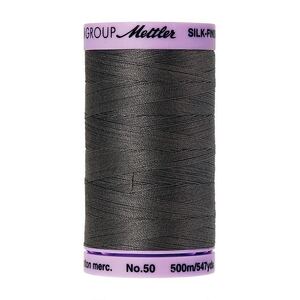 Mettler Silk-finish Cotton 50, #0416 DARK CHARCOAL 500m Thread (Old #0642)