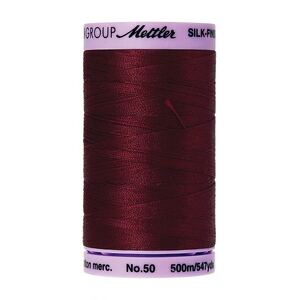 Mettler Silk-finish Cotton 50, #0918 CRANBERRY 500m Thread (Old #0602)