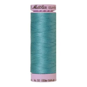 Mettler Silk-finish Cotton 50, #0611 BLUE-GREEN OPAL 150m Thread (Old Colour #0815)