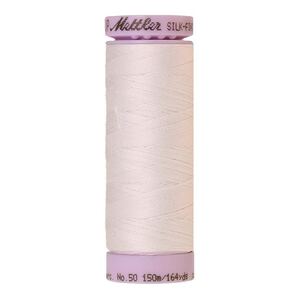 Mettler Silk-finish Cotton 50, #2000 WHITE 150m Thread (Old Colour #0002)