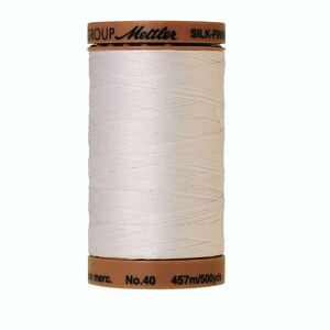 Mettler Silk-finish Cotton 40, #2000 WHITE 457m Thread