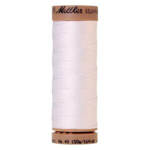 Mettler Silk-finish Cotton 40, #2000 WHITE 150m Thread