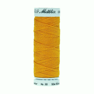 Mettler Cordonnet Sewing Thread 50m #0118 GOLD for Buttonholes, Decorative Seams