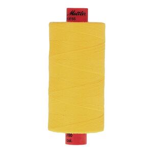 Mettler Metrosene 100, #0113 BUTTER CUP 1000m Corespun Polyester Thread