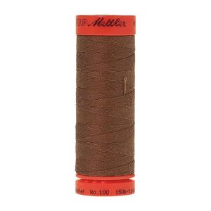Mettler Metrosene 100, #0387 BROWN MUSHROOM 150m Corespun Polyester Thread