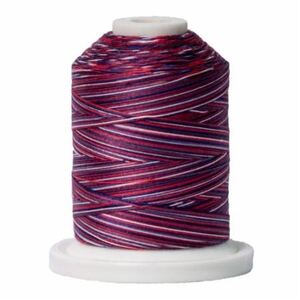 Signature Variegated 40 SM013 Stars & Stripes Cotton Machine Quilting Thread 700yd