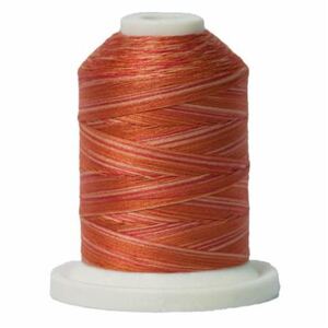 Signature Variegated 40 SM074 Rusty Oranges Cotton Machine Quilting Thread 700yd